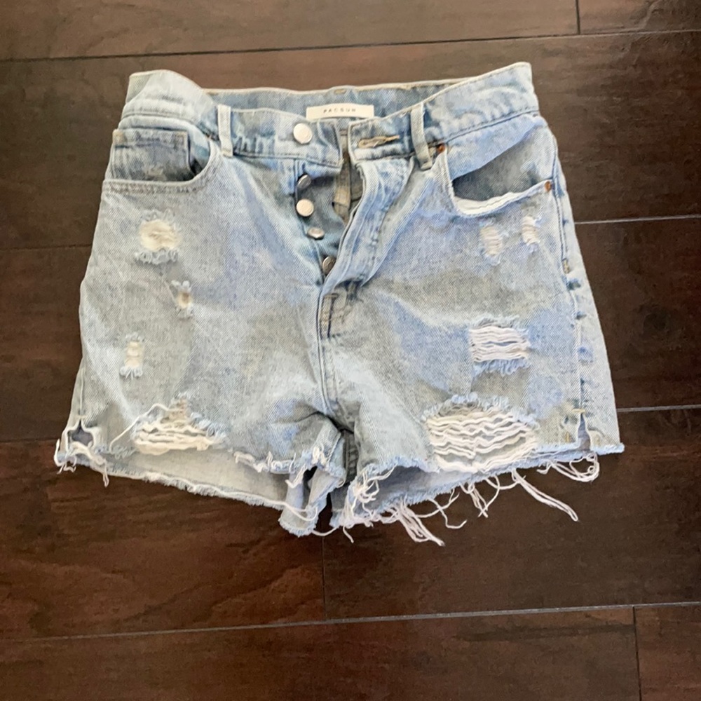 Pacsun High waisted denim jean shorts